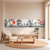 Stickers muraux: Paysage de style japonais 7