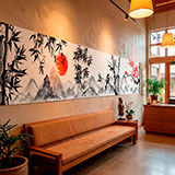 Stickers muraux: Paysage de style japonais 9