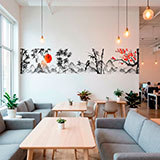 Stickers muraux: Paysage de style japonais 10