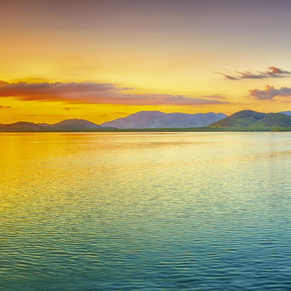 Stickers muraux: Un beau coucher de soleil
