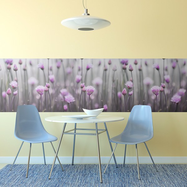 Stickers muraux: Fleurs violettes