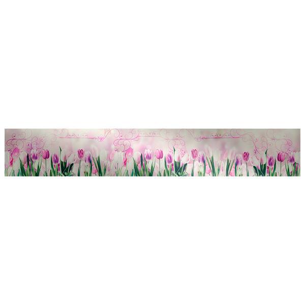 Stickers muraux: Tulipes et ornements
