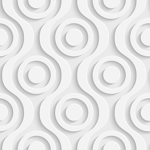 Stickers muraux: Cercles sur fond blanc