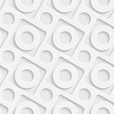 Stickers muraux: Figures sur fond blanc 3