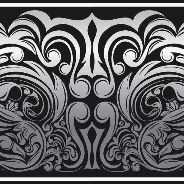 Stickers muraux: Frontière Tribal