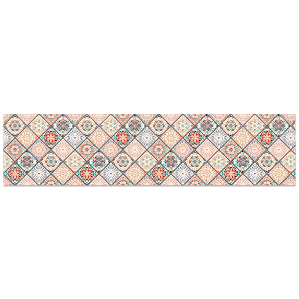 Stickers muraux: Tuiles pastel