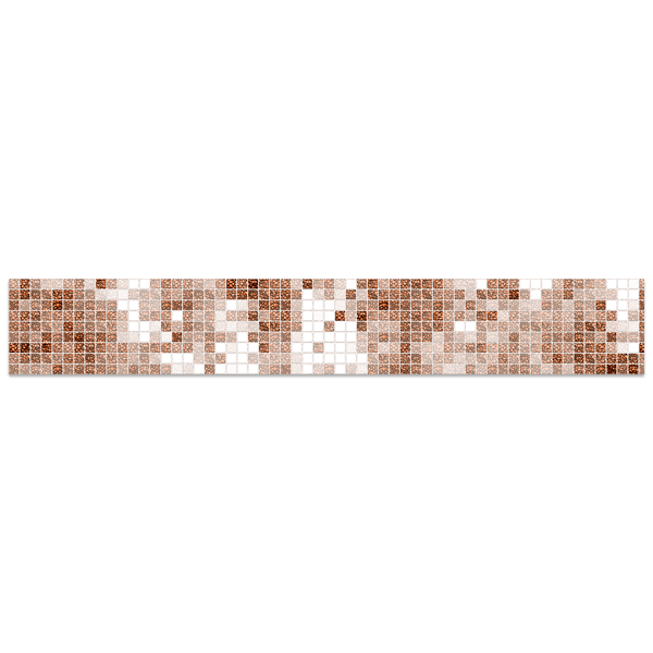 Stickers muraux: Grains de café en mosaïque