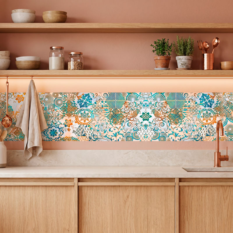 Imprim&eacute; d&eacute;coratif du paon 5/10