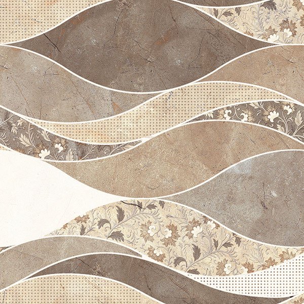 Stickers muraux: Courbes des dunes fleuries