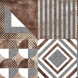 Stickers muraux: Composition géométrique 3