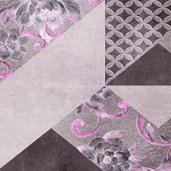 Stickers muraux: Composition mauve