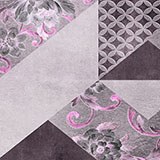Stickers muraux: Composition mauve 3
