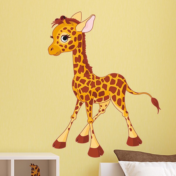 Stickers pour enfants: Chiot girafe