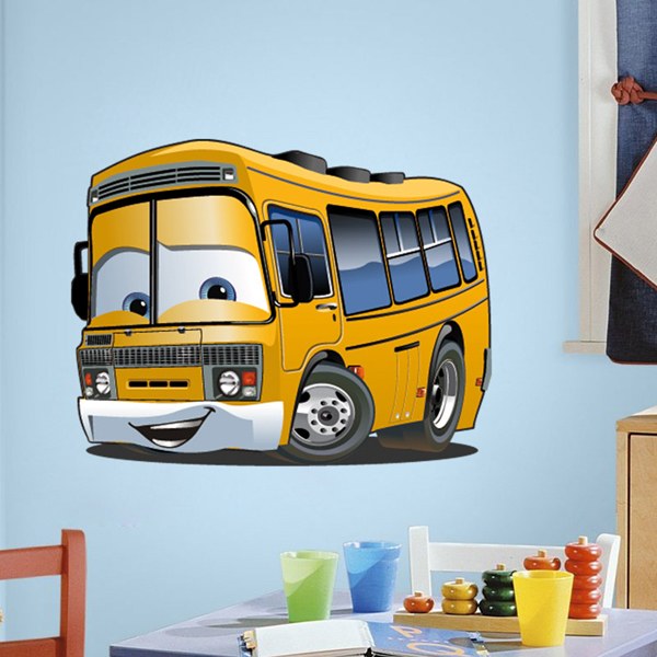 Stickers pour enfants: Autobus scolaire