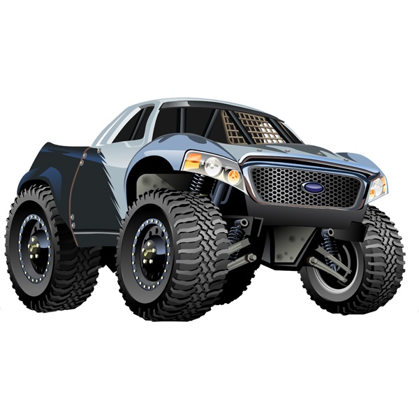 Stickers pour enfants: Monster Truck Pickup Ford