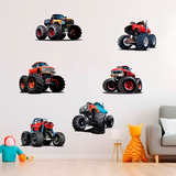 Stickers pour enfants: Kit Monster Truck 3