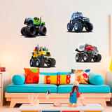 Stickers pour enfants: Kit Monster Truck Big 5