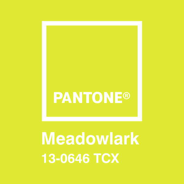 Stickers muraux: Pantone Meadowlark