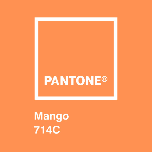 Stickers muraux: Pantone Mango