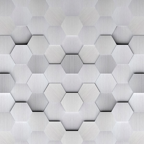 Stickers muraux: Hexagones d