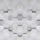 Stickers muraux: Hexagones d 3