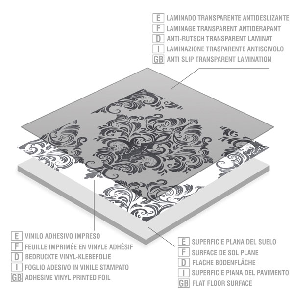 Stickers muraux: Plate-forme rustique