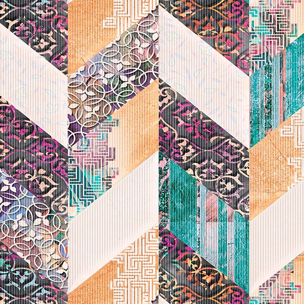 Stickers muraux: Une tapisserie colorée