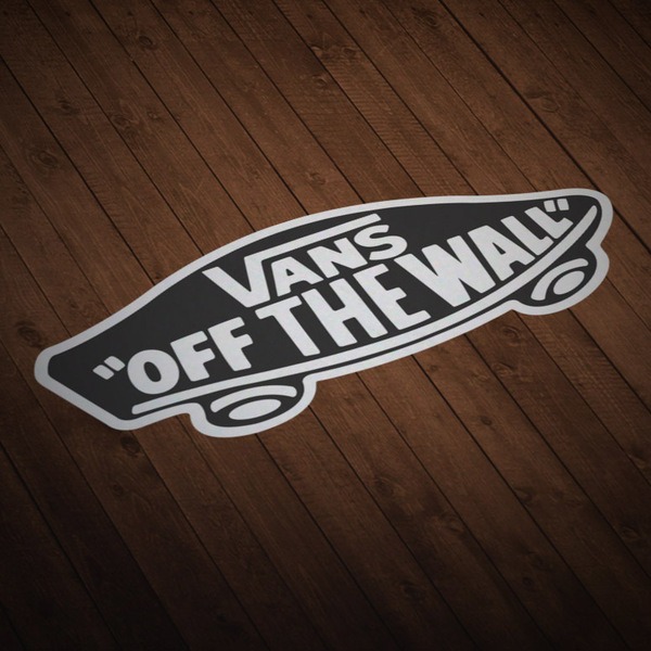 Autocollants: Vans off the wall noir