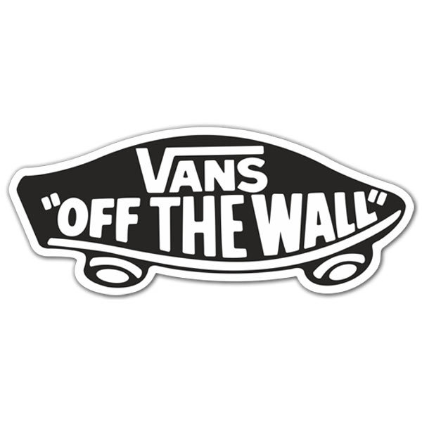 Autocollants: Vans off the wall noir