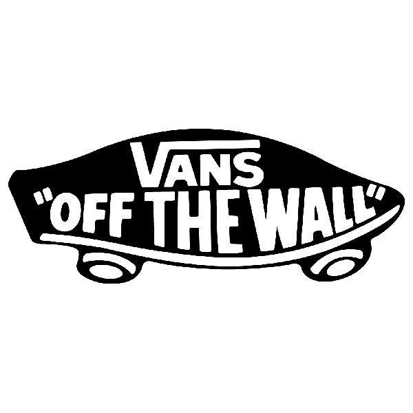 Autocollant Vans off the wall skate 
