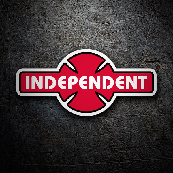 Autocollants: Independent Truk Company rouge rétro
