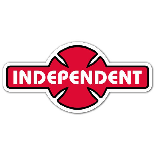 Autocollants: Independent Truk Company rouge rétro