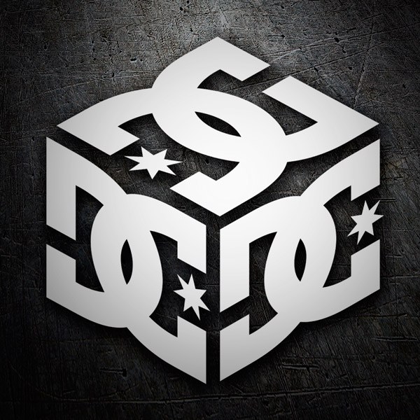 Autocollants: DC Shoes Cube