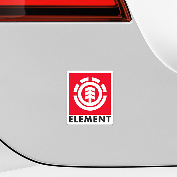 Autocollants: Element rouge