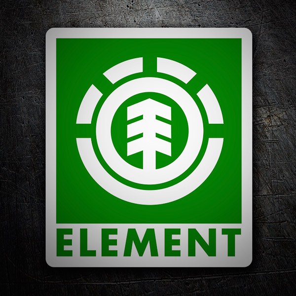 Autocollants: Element vert