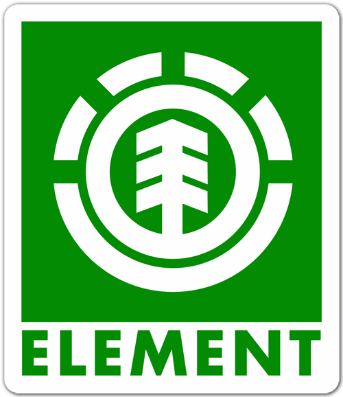Autocollants: Element vert