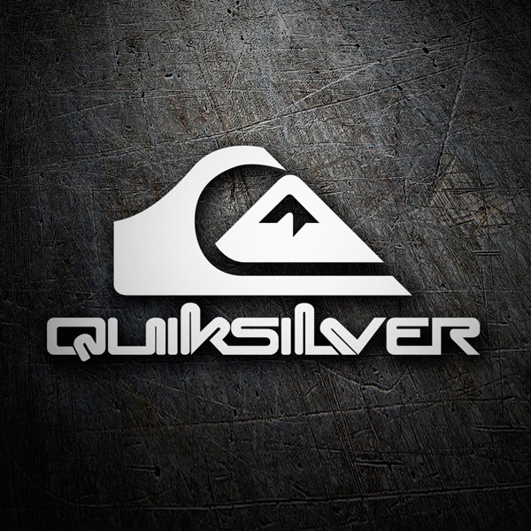 Autocollants: Logo Quiksilver avec lettres