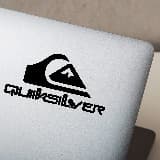 Autocollants: Logo Quiksilver avec lettres 2