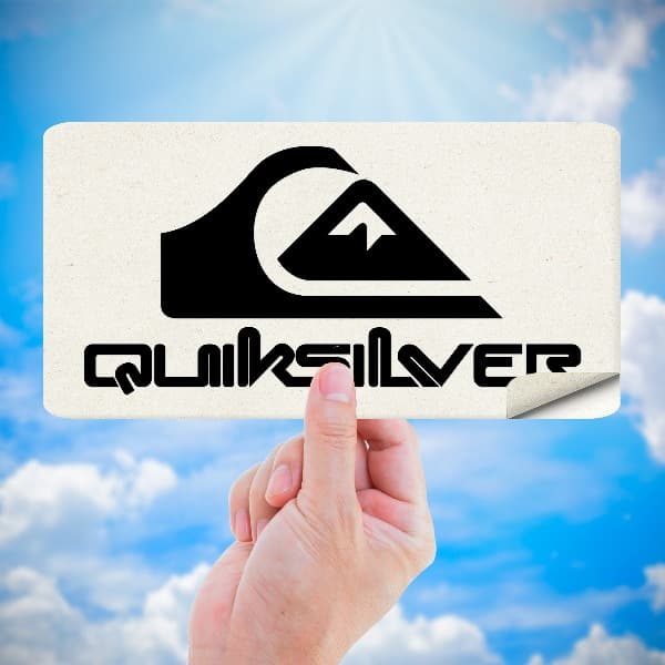 Autocollants: Logo Quiksilver avec lettres