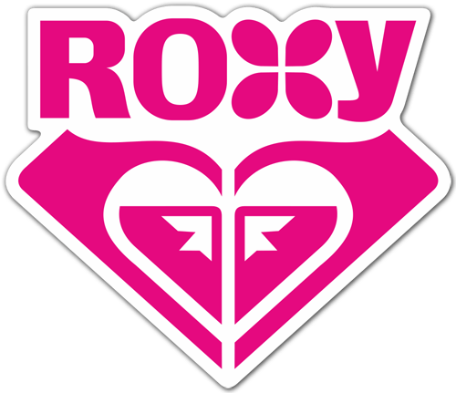 Autocollants: Roxy rose