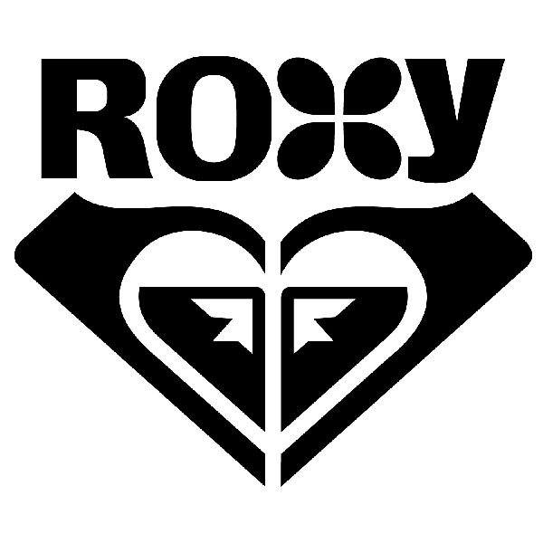 Autocollants: Roxy avec logo