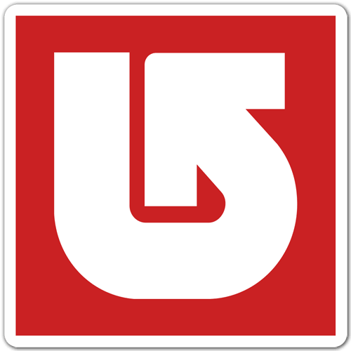 Autocollants: Burton Logo rouge 0