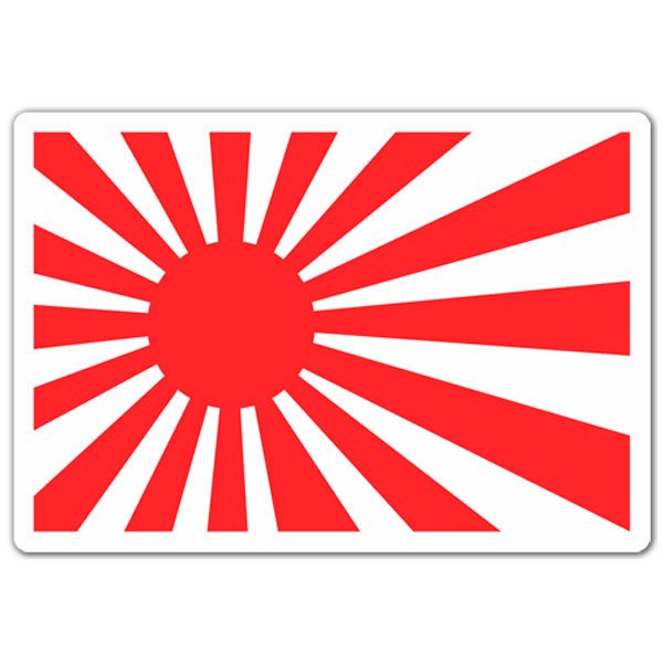 Autocollants: Rising Sun Flag