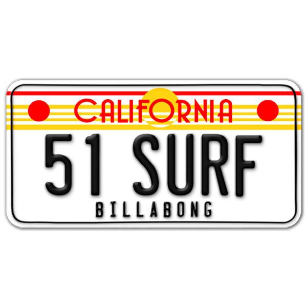 Autocollants: Billabong California Plaque d