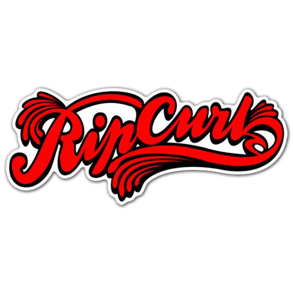 Autocollants: Rip Curl retro