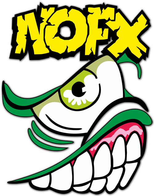 Autocollants: Nofx punk rock logo
