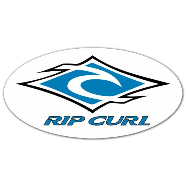 Autocollants: Rip Curl ovales