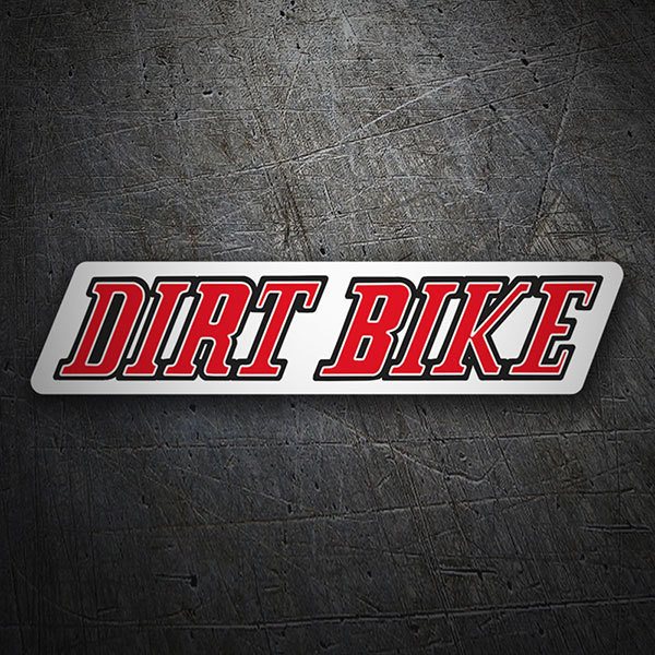 Autocollants: Dirt Bike