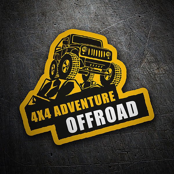 Autocollants: Aventure 4x4