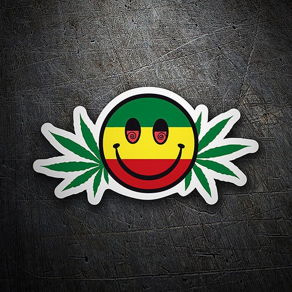 Autocollants: Emoji marijuana